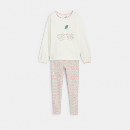 Okaidi Pyjama 2 pieces motif cerise