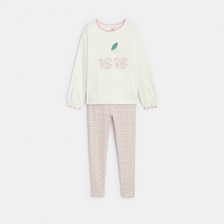 Okaidi Pyjama 2 pieces motif cerise