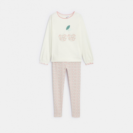 Okaidi Pyjama 2 pieces motif cerise