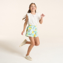 Okaidi Short fluide imprime leopard Fille