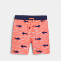 Okaidi Short de bain imprime zebre bleu Garcon