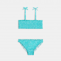 Okaidi Maillot de bain 2 pieces a smocks bleu Fille