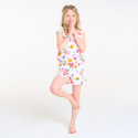 Okaidi Pyjama 2 pieces imprime blanc Fille