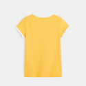 Okaidi T-shirt a message Aventure jaune fille