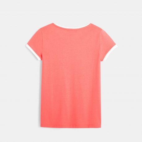 Okaidi T-shirt a message Aventure jaune fille