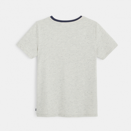 Okaidi T-shirt jersey flamme archeologue orange garcon