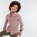 Okaidi Chemise a carreaux rouge garcon