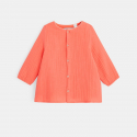 Obaibi Robe tunique et legging imprime orange bebe fille