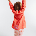 Obaibi Robe tunique et legging imprime orange bebe fille