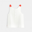 Obaibi Debardeur a motif corail blanc bebe fille