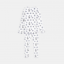 Okaidi Pyjama maille cotelee papillons bleu fille