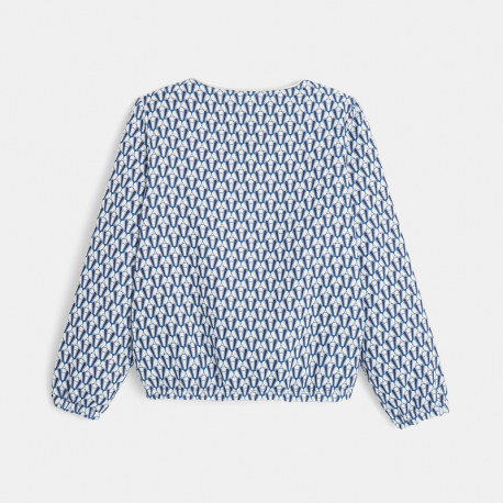 Okaidi Veste reversible zippee bleu fille