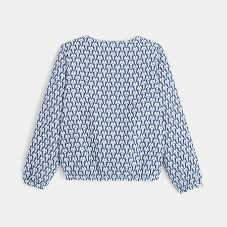 Okaidi Veste reversible zippee bleu fille