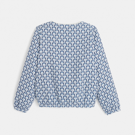Okaidi Veste reversible zippee bleu fille
