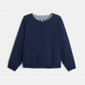 Okaidi Veste reversible zippee bleu fille