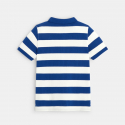 Okaidi Polo pique raye bicolore bleu garcon