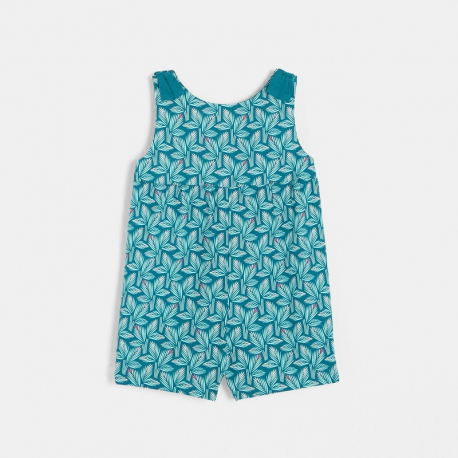 Obaibi Combi courte imprimee vert bebe fille