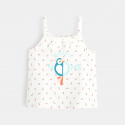Obaibi Debardeur toucan orange bebe fille