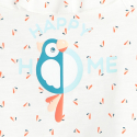 Obaibi Debardeur toucan orange bebe fille