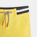 Obaibi Pantalon maille cotelee uni jaune bebe garcon