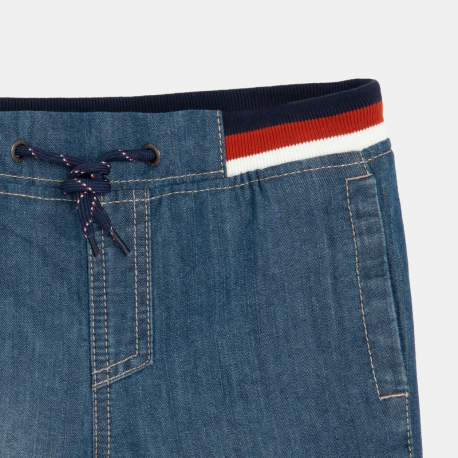 Okaidi Bermuda slim en jean bleu garcon