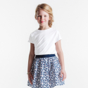 Okaidi T-shirt detail broderie anglaise blanc fille