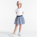 Okaidi T-shirt detail broderie anglaise blanc fille