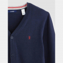 Okaidi Gilet fin col V rouge garcon
