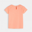 Okaidi T-shirt detail broderie anglaise blanc fille