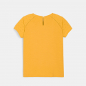 Okaidi T-shirt detail broderie anglaise blanc fille