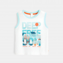 Obaibi Debardeur a motif marin blanc bebe garcon