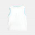 Obaibi Debardeur a motif marin blanc bebe garcon