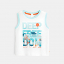 Obaibi Debardeur a motif marin blanc bebe garcon