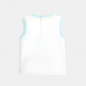 Obaibi Debardeur a motif marin blanc bebe garcon