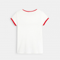 Okaidi T-shirt a message Aventure jaune fille