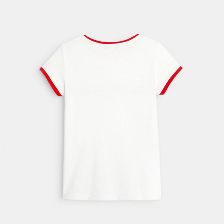 Okaidi T-shirt a message Aventure jaune fille