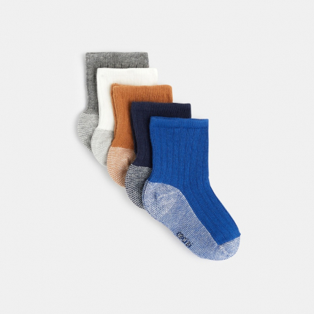 Obaibi Chaussettes unies (lot de 5)
