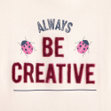 Okaidi Μπλούζα μακρυμάνικη με μήνυμα 'Always be positive'