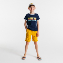 Okaidi T-shirt a message jaune garcon