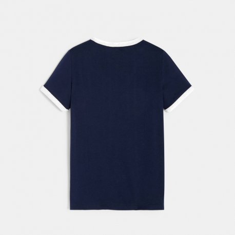 Okaidi T-shirt a message jaune garcon