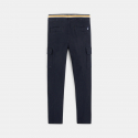 Okaidi Pantalon cargo coupe slim en toile vert garcon