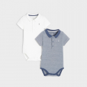 Obaibi Body manches courtes col polo (lot de 2)