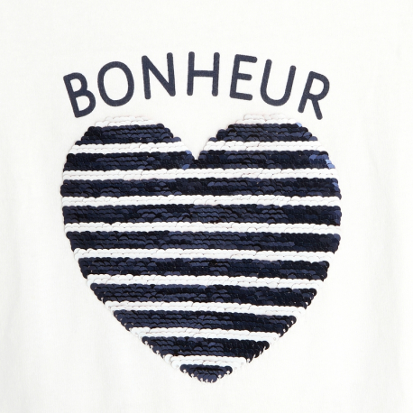 Okaidi T-shirt a sequins magiques