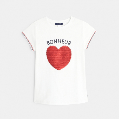 Okaidi T-shirt a sequins magiques