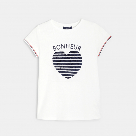 Okaidi T-shirt a sequins magiques