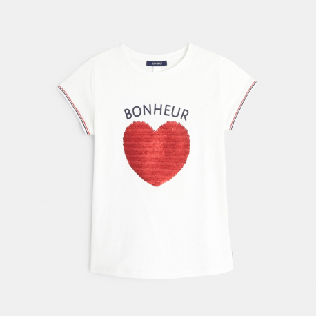 Okaidi T-shirt a sequins magiques