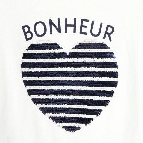 Okaidi T-shirt a sequins magiques