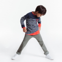Okaidi Pantalon slim bi-stretch vert garcon