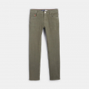 Okaidi Pantalon slim bi-stretch vert garcon