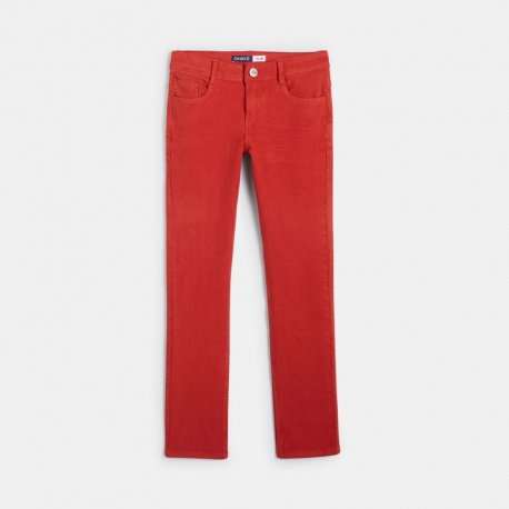 Okaidi Pantalon slim bi-stretch vert garcon